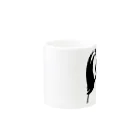 Rei Japanese Calligraphy Designのブラッシュラインシリーズ４ Mug :other side of the handle