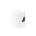 若松商店の手作りシーサーシャツ Mug :other side of the handle