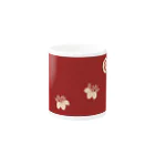 Rigelの木瓜桐文緋羅紗陣羽織柄 Mug :other side of the handle