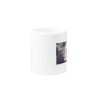 おもしろ動物グッズのこの顔に１分耐えろ Mug :other side of the handle