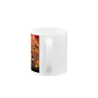 ジルトチッチのデザインボックスのクレコちゃんのハロウィン大仮装パレード Mug :handle