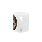 奄黒市場の遠くの島のやし Mug :handle