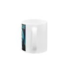 Atena-DesighnのNINJA CAT（1）忍者猫 Mug :handle