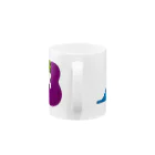 無彩色デザイン販売所の初夢 / 一富士二鷹三茄子 Mug :handle