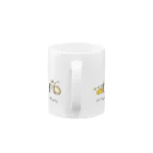 ハリネズミのだだちゃまめ(•ಲ•ʔ⋛⋛)و ̑̑のハリネズミさんの糸電話マグカップ Mug :handle