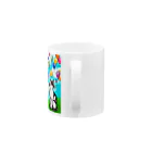 analogqueenのDreaming balloons Mug :handle