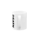 ガイコツグッズのDEATH 縦 Mug :handle