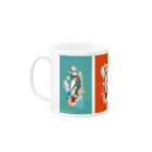 ペンギンパカリのTeaTime（4ペンギン） Mug :left side of the handle