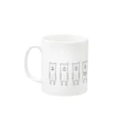 N's  work..のくまおさん　マグカップ Mug :left side of the handle