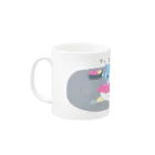 宇宙のおすし屋さんのすしロケットマグカップ Mug :left side of the handle