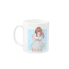 あむグッズのわんこあむ水玉マグカップ Mug :left side of the handle