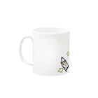 ろーずべらにゅうのななめなサンタ02 Mug :left side of the handle