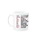 juken_senseiの社会　略語 Mug :left side of the handle