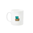 にしもんのキャラクターグッズのいぬのえるのモフー Mug :left side of the handle