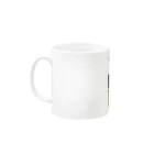 だるまの山の中の秘境駅 Mug :left side of the handle