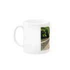 だるまの駅舎と線路と… Mug :left side of the handle