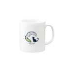 鈴蘭小道の鈴蘭マグカップ（グラデ） Mug :right side of the handle