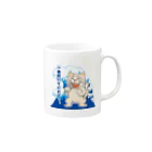 N's Creationの唄猫 〜一曲聴いてくれにゃ〜 Mug :right side of the handle
