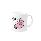 Dr.pepepe の陽気な血球やさんのぺこり！胃 Mug :right side of the handle