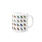 すたじお ワグテイルの野鳥連合（ことり支部） Mug :right side of the handle