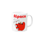 ぷりてぃアルパカのぷりてぃアルパカ Mug :right side of the handle
