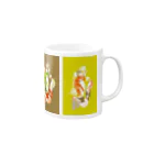 ペンギンパカリのTeaTime（4ペンギン） Mug :right side of the handle