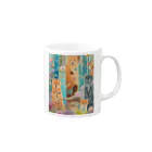 soramame1119の森の中の世界 Mug :right side of the handle