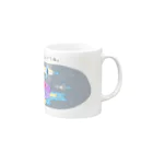 宇宙のおすし屋さんのすしロケットマグカップ Mug :right side of the handle