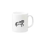 Bebezoの馬 Mug :right side of the handle
