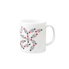 かまたクリーニング SUZURI支店の鳥になれなかったTV：画伯オリジナル Mug :right side of the handle