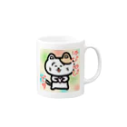 ふわとろ火薬のはぴはぴです Mug :right side of the handle