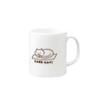NEW MAEDAのカードねこ！ Mug :right side of the handle