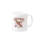 GRITRAX グリトラックスのGRITRAX グリトラックス ロゴグッズ Mug :right side of the handle