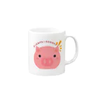Dorami-11のアニマルズ Mug :right side of the handle