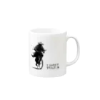 T-shirt Wars STORE (AI Creator)の自転車浪人 Mug :right side of the handle