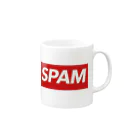 TAKE1214のSPAM  Mug :right side of the handle
