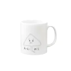 逮捕間近のえいえいおうマグカップ Mug :right side of the handle