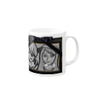 無職組合のゴミ屋さんの遺影NEETグッズ Mug :right side of the handle