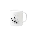 氷熊のおみせのねこのリバーシゲーム Mug :right side of the handle