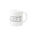 キアのenjoy Life 矢印ボード風 Mug :right side of the handle
