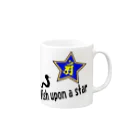 Yuko’ｓ Galleryの【開運祈願】星に願いを！ Wish upon a star! 巳年生まれ守護梵字アン Mug :right side of the handle