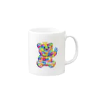 happy_autismのhalokuma （ハロクマ- A） Mug :right side of the handle