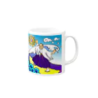 鎹のイノスケの波乗り将軍 Mug :right side of the handle