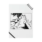 山形屋米店の肘をついてくつろぐ猫 Notebook