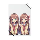 腹ペコ赤虫の愛らしい可愛い双子の姉妹 Notebook
