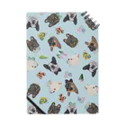 noe_to_meg (ノエとめぐ)の2022春フレブル服non.booコラボノート【パステルブルー】 Notebook