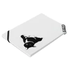 pomonaの猫のコロン Notebook :placed flat