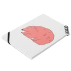 たにみちみさきのあかいくま Notebook :placed flat
