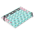 ゆかりイエローのAsagao幾何学2023-3 Notebook :placed flat