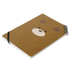 少食腹ペコガールデザイナーはなこのくま Notebook :placed flat